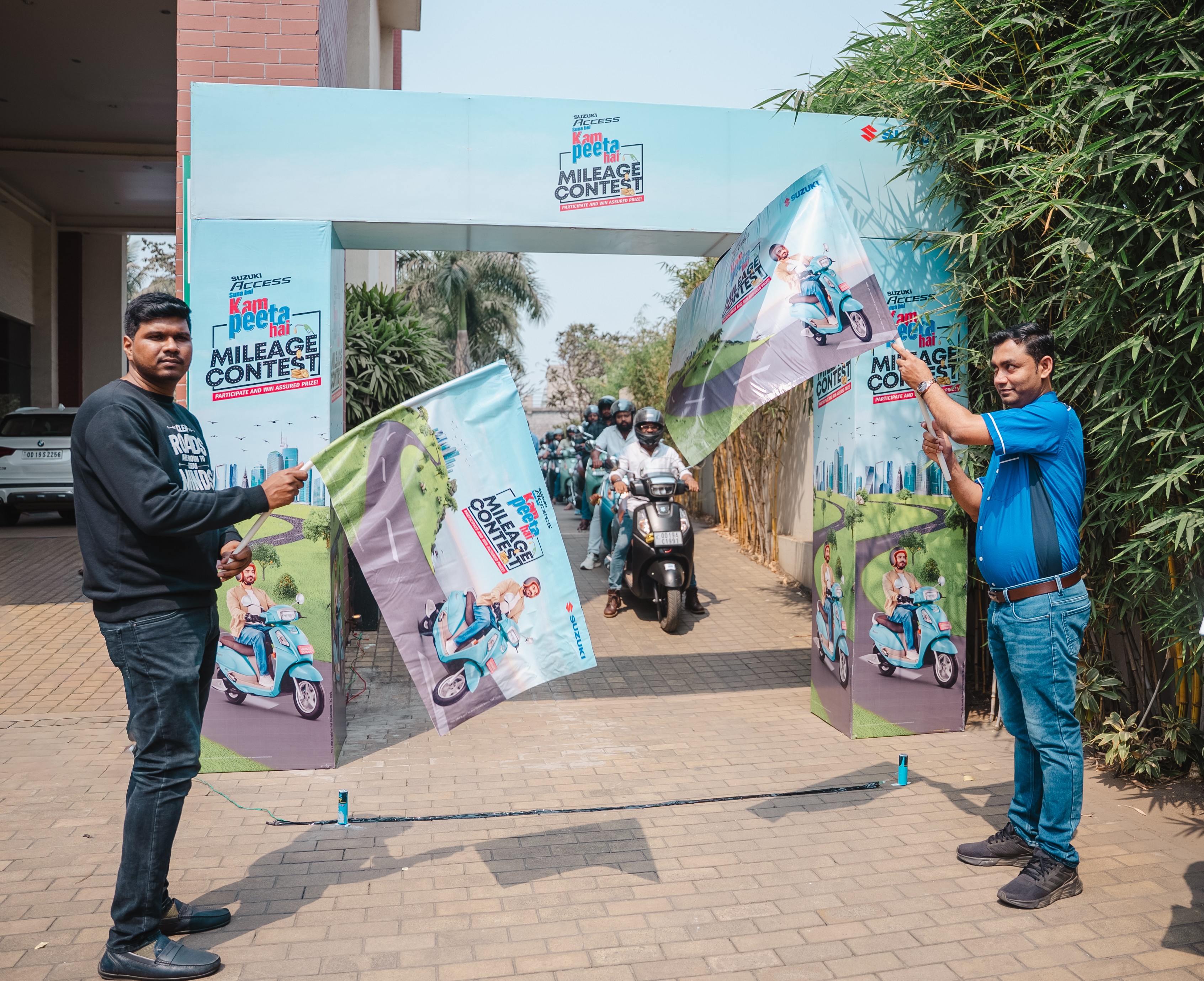 Suzuki Motorcycle India Hosts Suzuki Access Mileage Contest in Angul, Odisha