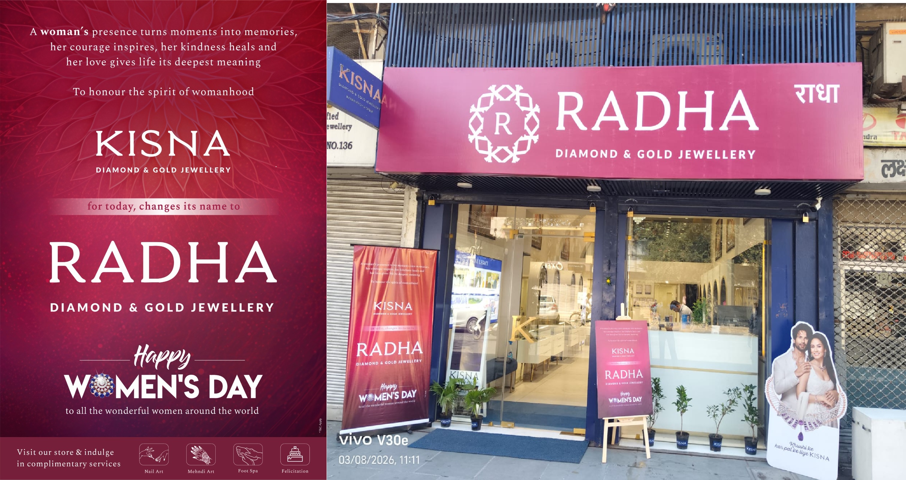 Kisna Jewellery Turns &lsquo;Radha&rsquo; for a Day to Celebrate Women&rsquo;s Day