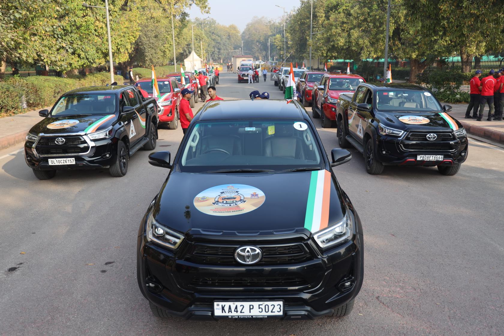 Toyota ReleaseToyota Kirloskar Motor & Indian Armed Forces successfully concluded Bharat Rannbhoomi Darshan in New Delhi
