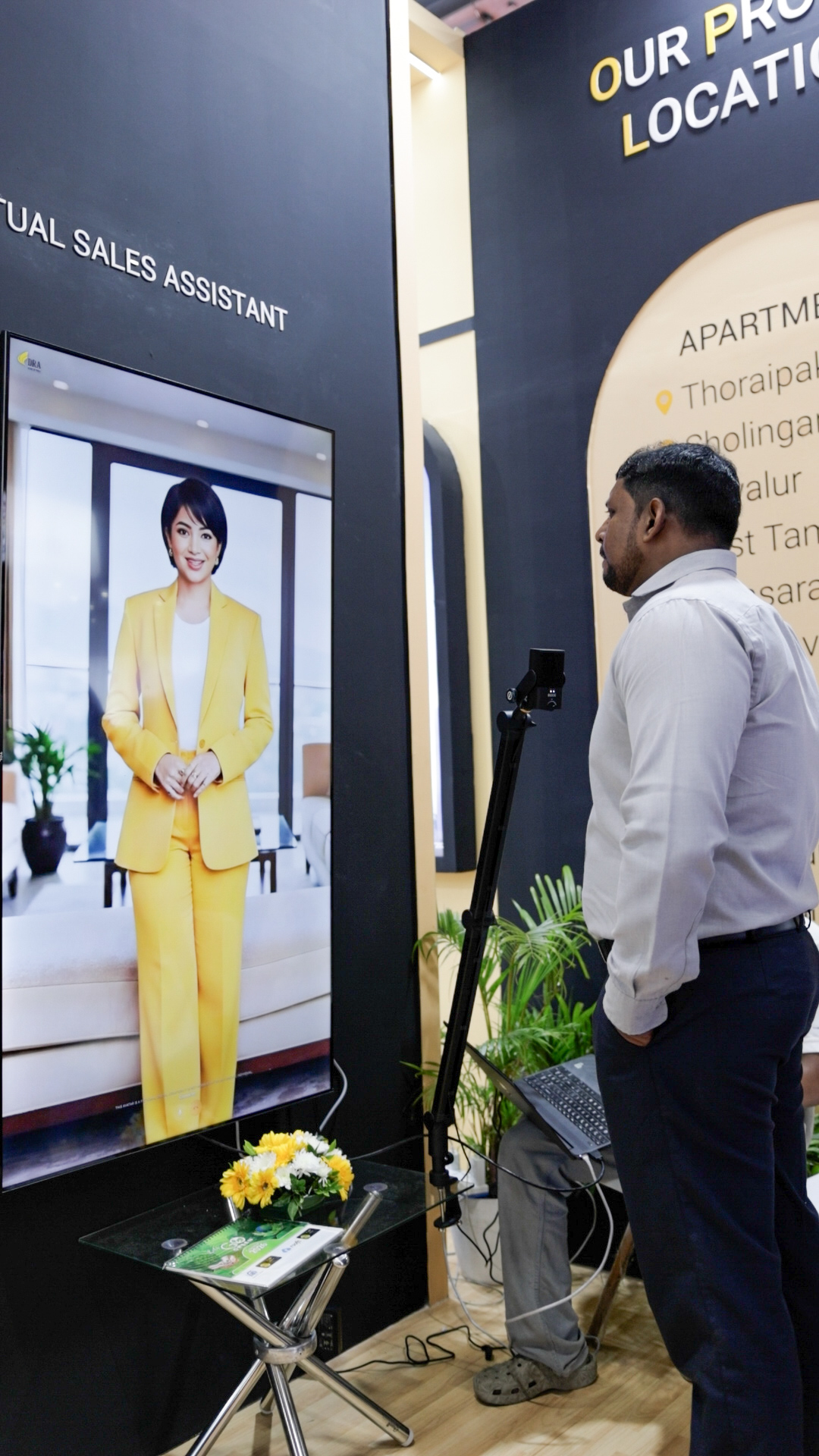 DRA Homes Launches Chennai&rsquo;s First Multi - Lingual Virtual Sales AI Assistant at CREDAI Fairpro