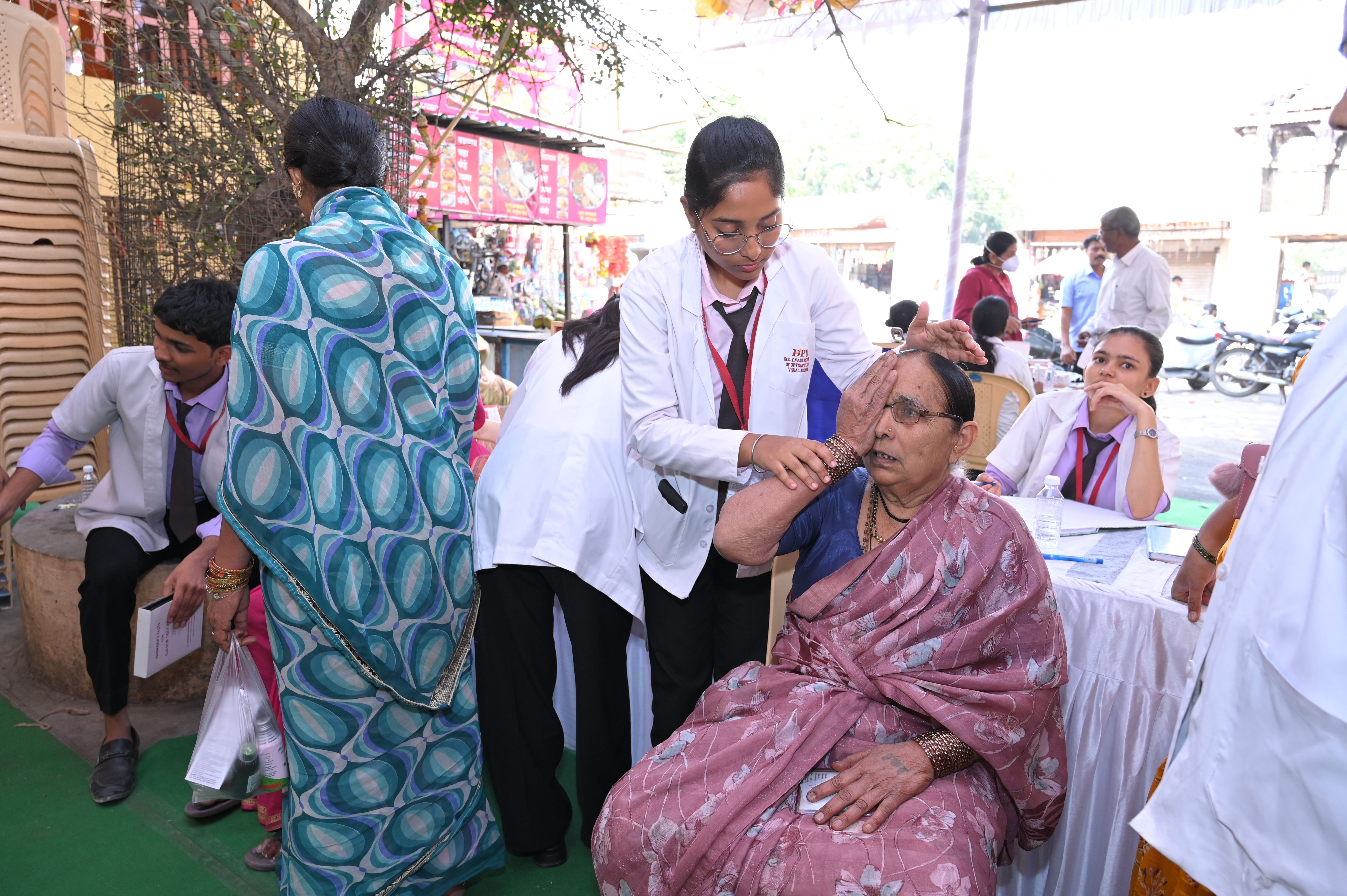 Dr. D. Y. Patil Medical College, Hospital & Research Centre Conducted Screening Camp at Theur