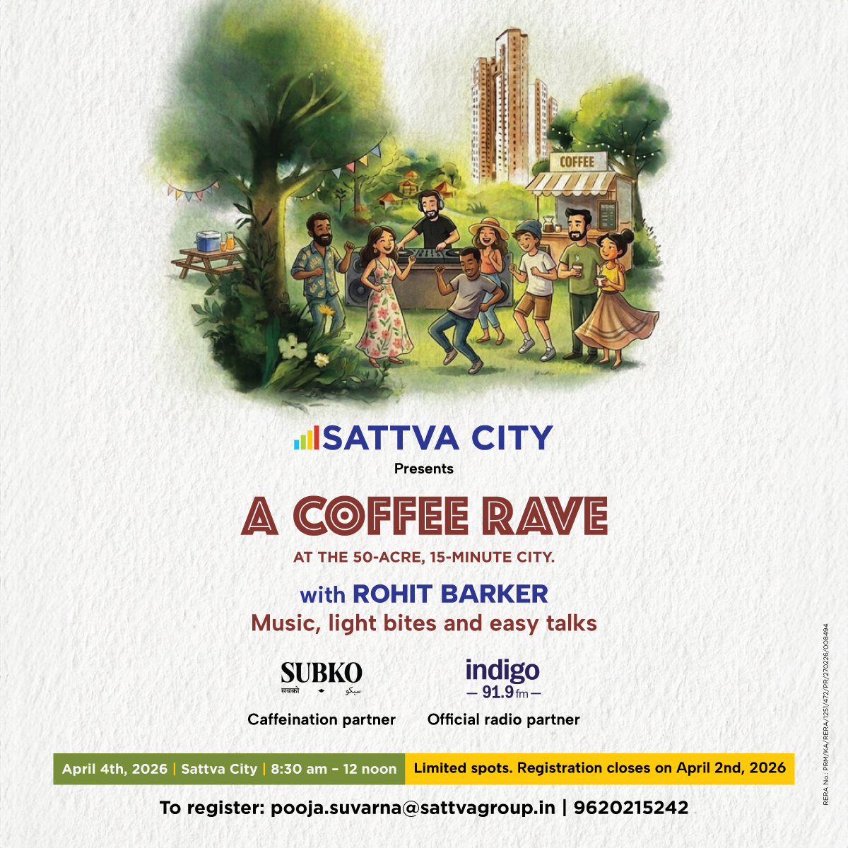 Sattva City Hosts Coffee Rave