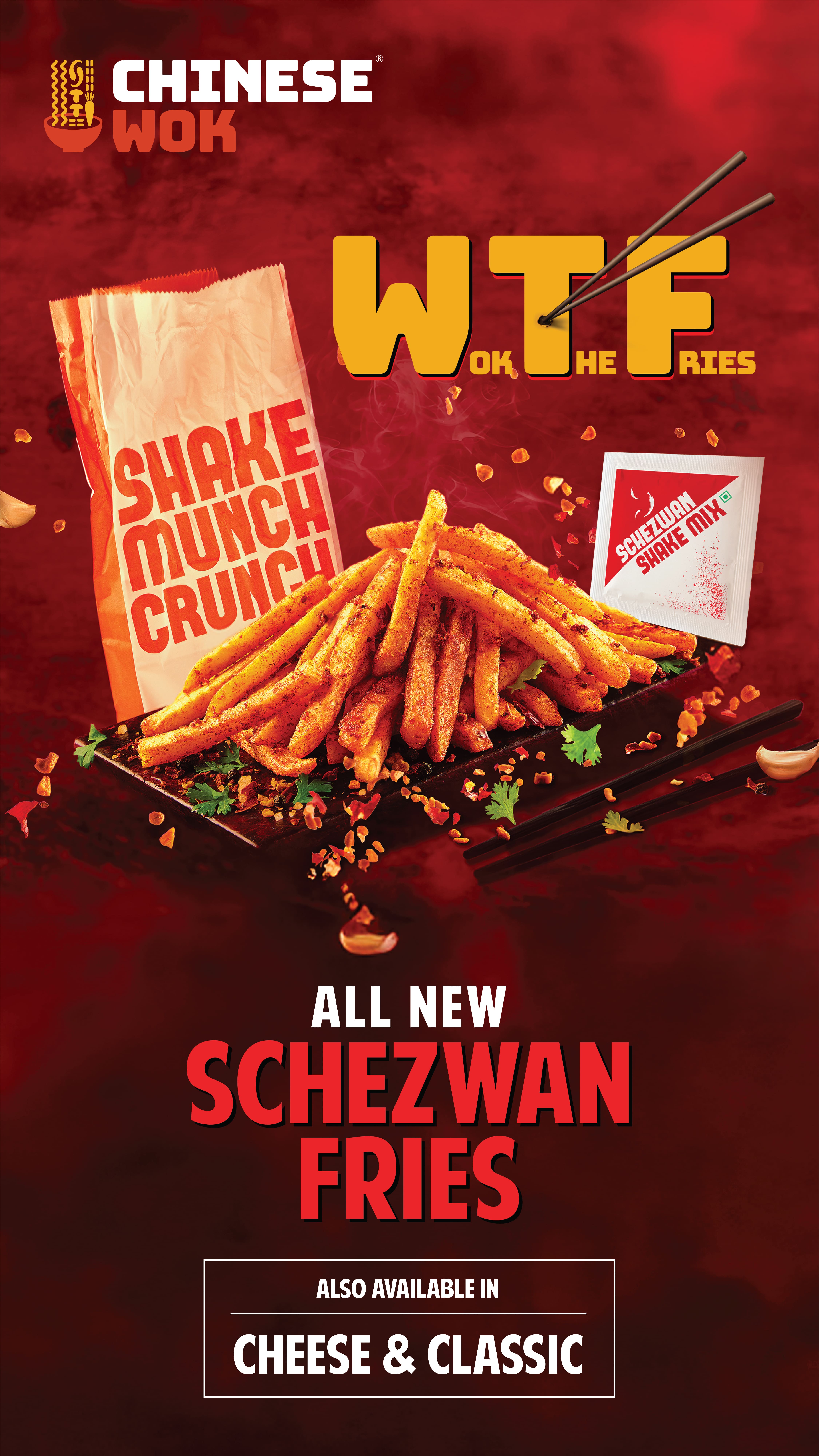 Chinese Wok Launches Schezwan Fries, Reinventing India&rsquo;s Favourite Snack with a Desi Chinese Twist