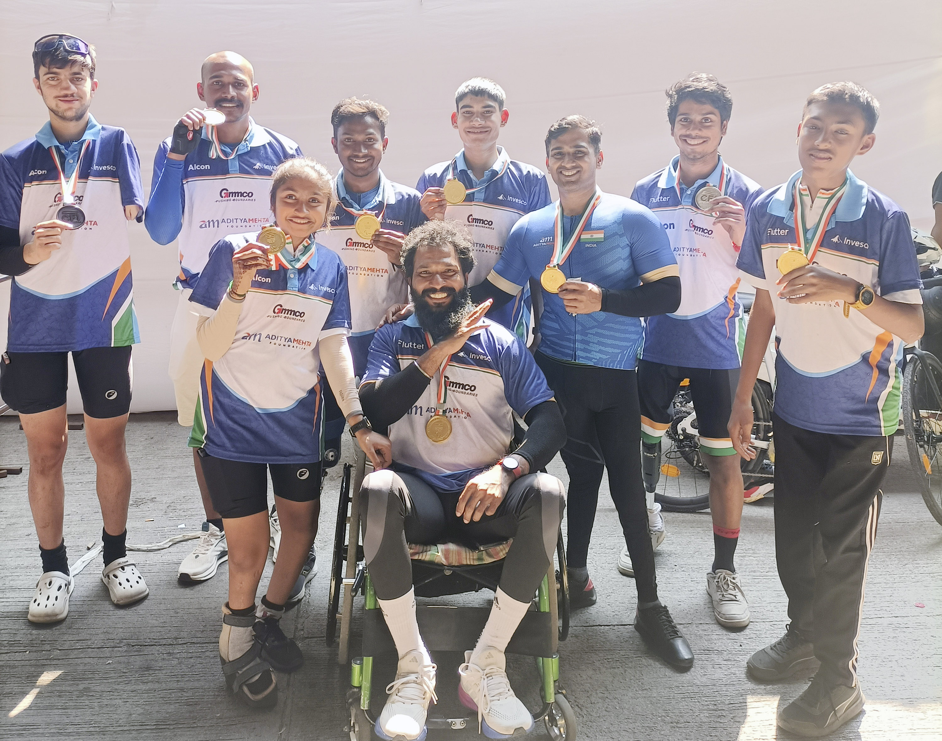 Aditya Mehta Foundation Para Cyclists Shine at 2nd Para Road Cycling National Championship