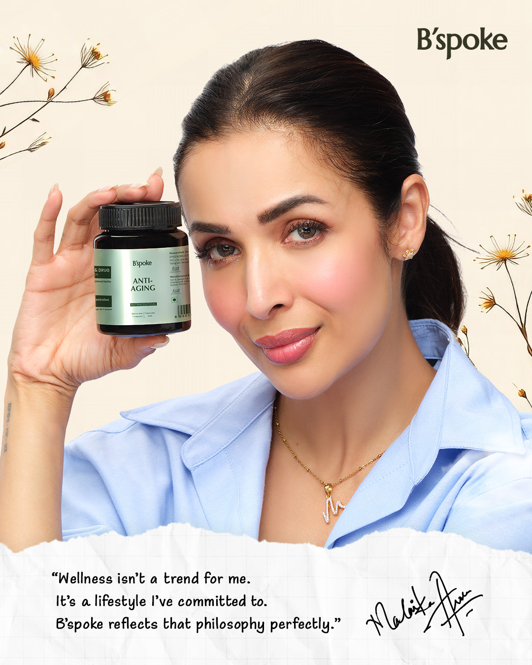 B&rsquo;spoke Wellness Onboards Malaika Arora to Drive Adoption of Science-Led Preventive Nutrition in India