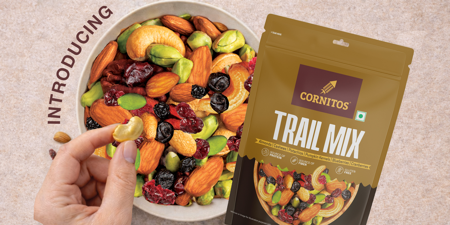 A handful of goodness Cornitos introduces Trail Mix to its nuts and seeds family