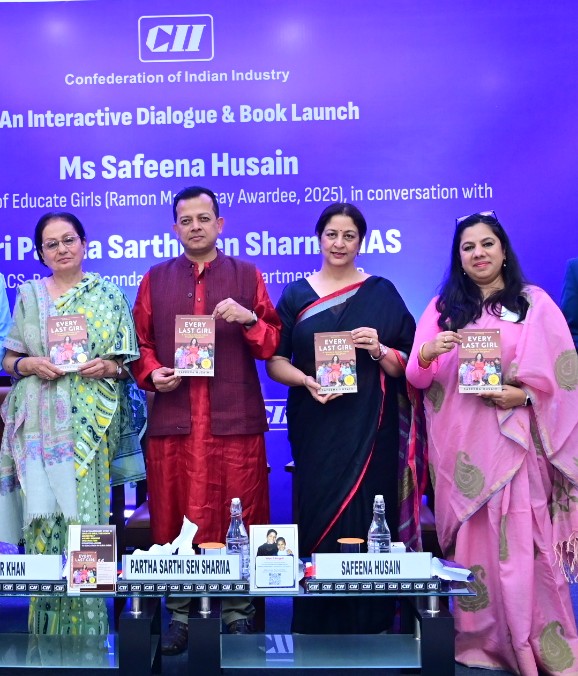 CII Hosts Powerful Dialogue Between Partha Sarthi Sen Sharma and Safeena Husain, Marks Launch of Every Last Girl
