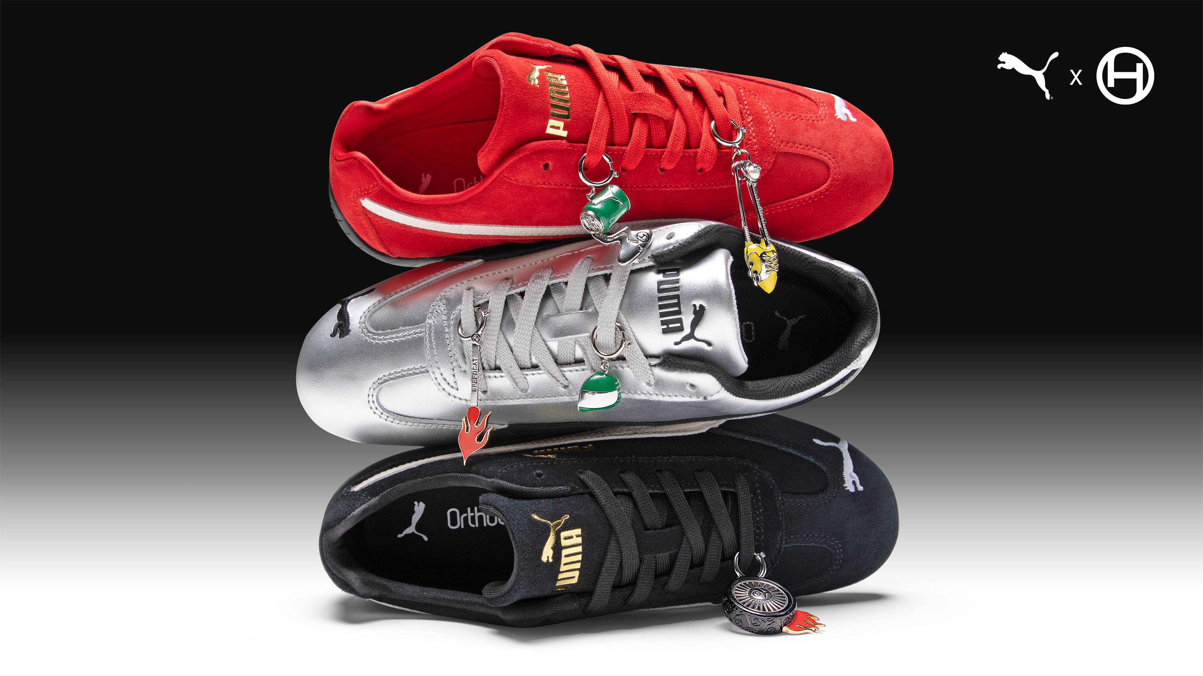 PUMA and Outhouse Hack the Speedcat- Launch Limited Edition Charm Pack, a cultural nod to the legacy Sneaker