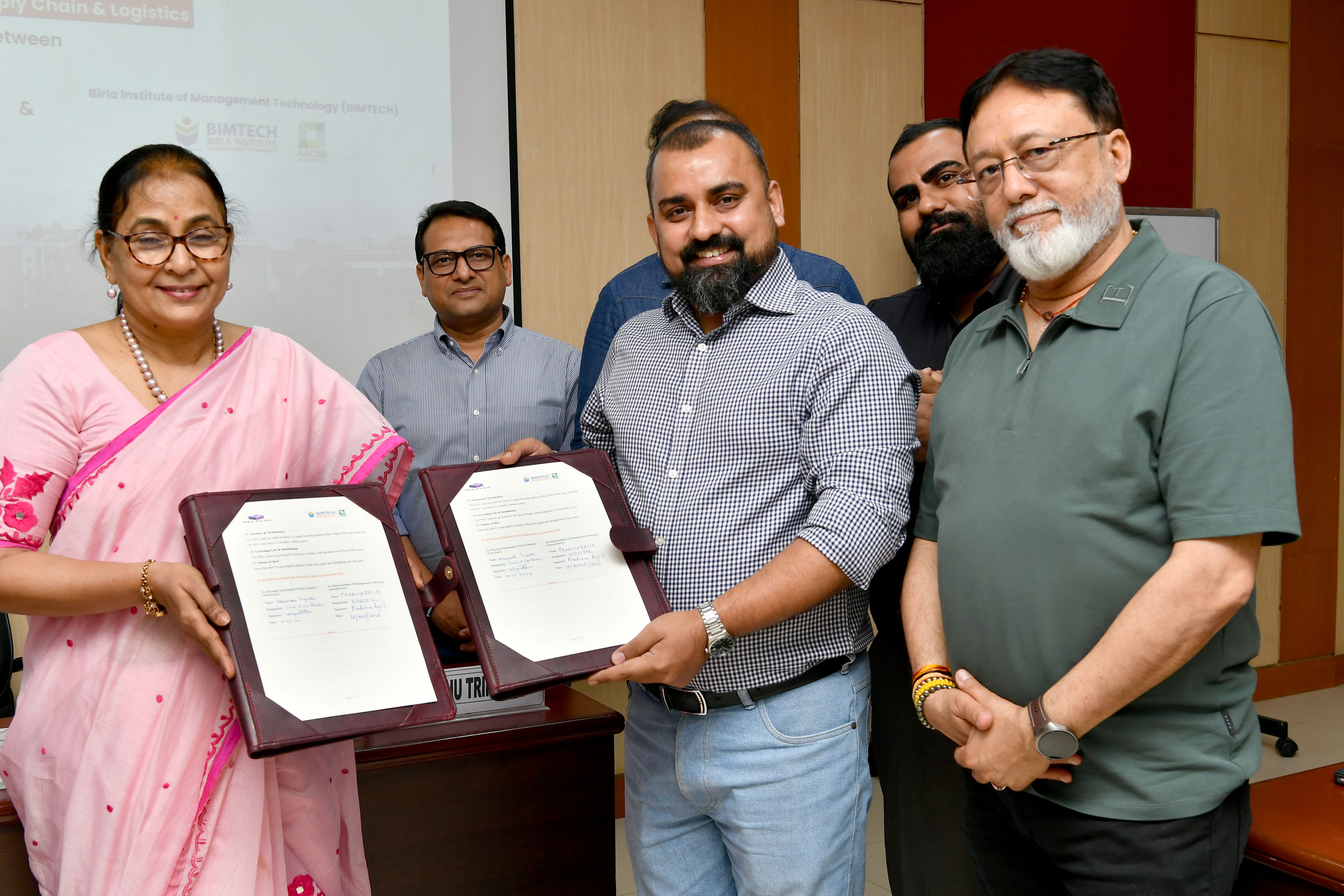 BIMTECH Signs MoU with Hexalog Technologies to Establish Centre of Excellence in Supply Chain & Logistics