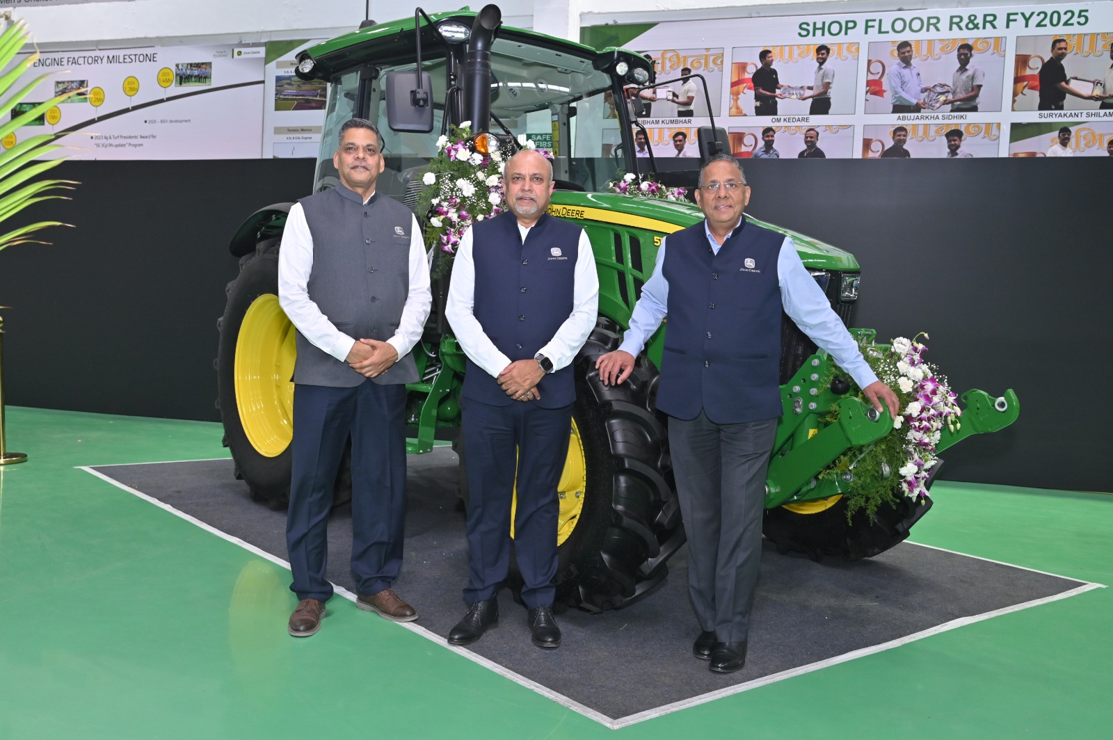 John Deere Power & Technology Show and Unveiling of 5M series- 5130M (130HP) in India