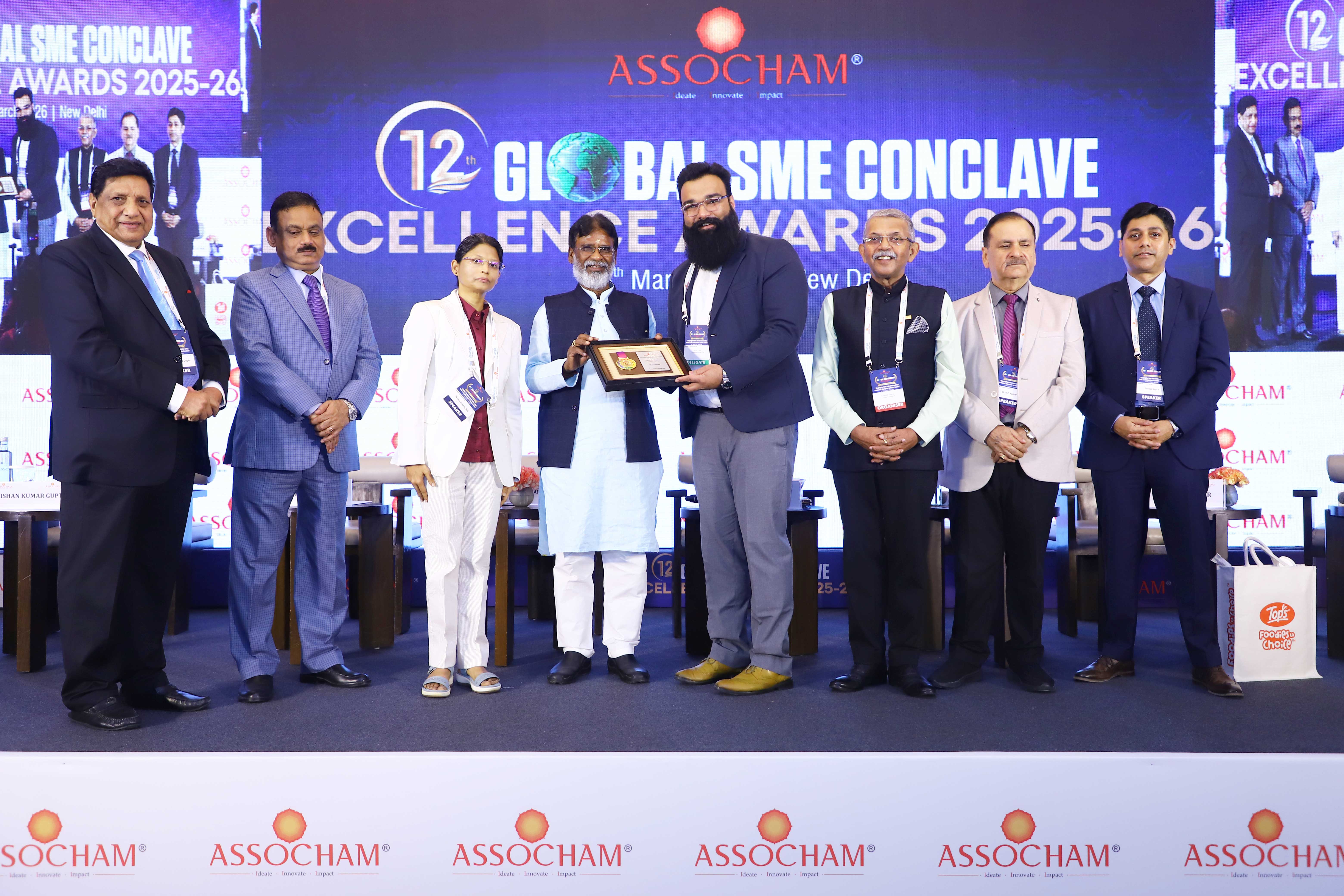 Yash Highvoltage Limited Recognized at ASSOCHAM’s 12th Global SME Excellence Awards 2025-26